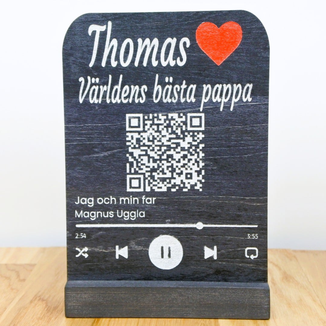 👨 Personlig Spotify-skylt – Världens bästa pappa - Bild 2